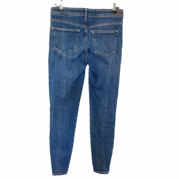 PILCRO AND THE LETTERPRESS HIGH RISE SKINNY ANKLE ZIPPERS DENIM JEANS - Picture 5 of 14